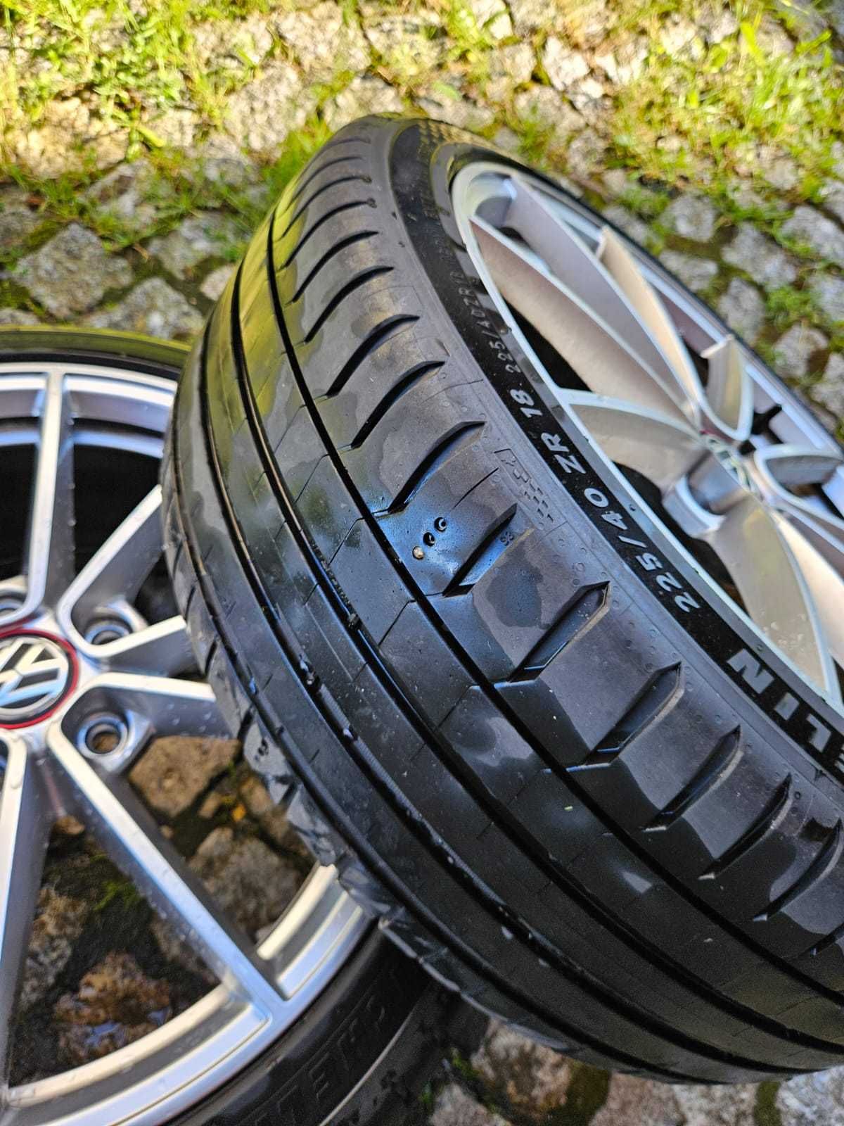 Jantes Vw golf 18 Belvedere 5x112 - Michelin PS5 225 40 R18