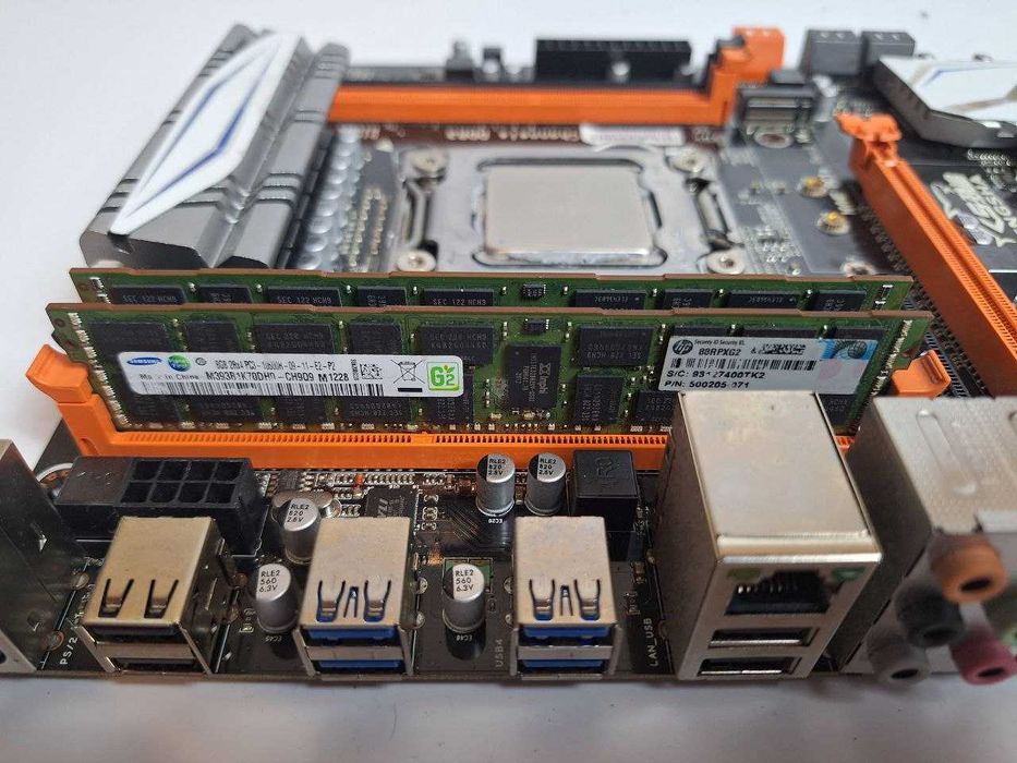 Płyta główna - JINGSHA X79-P3 LGA2011 + RAM i procesor