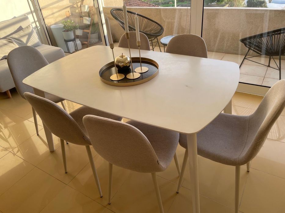 Mesa jantar e cadeiras Sklum