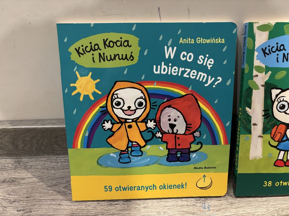 Kicia Kocia 22 ksiazki + 3 z otwieranymi okienkami