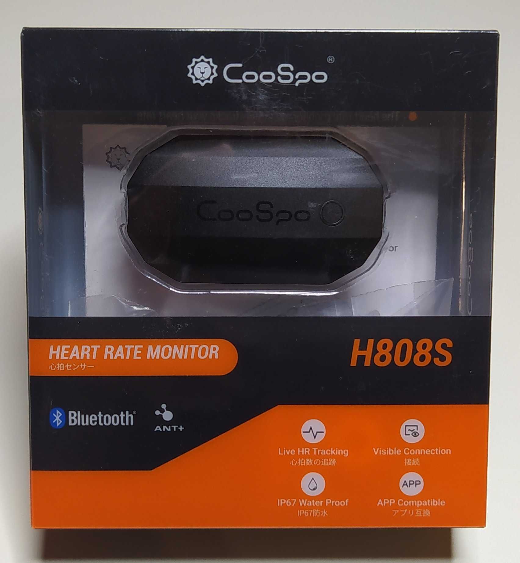 Monitor Tętna CooSpo BT ANT+ Idealny Do Biegania Roweru Wspinaczki
