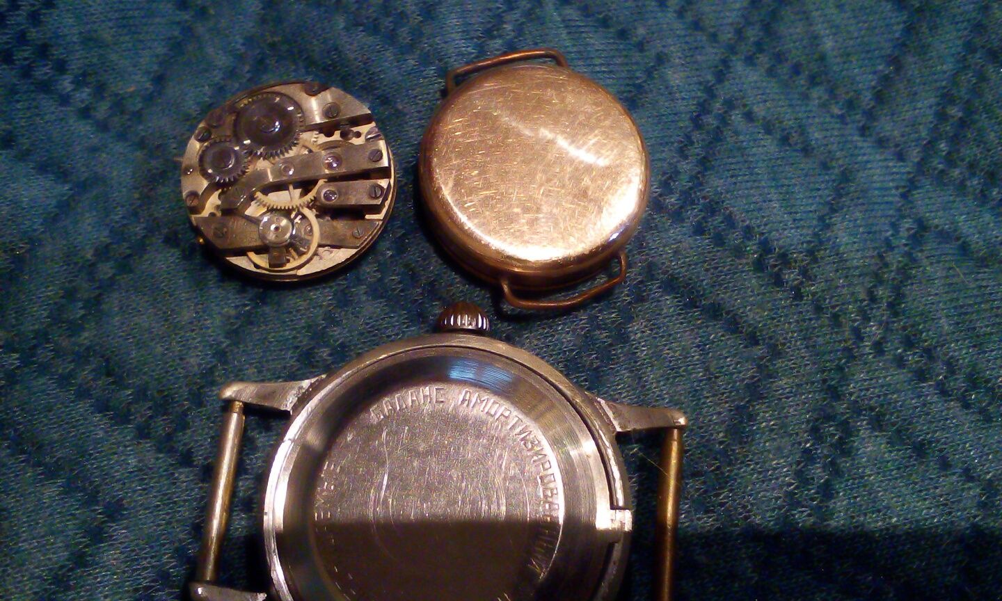 Bardzo stary zegarek na części
