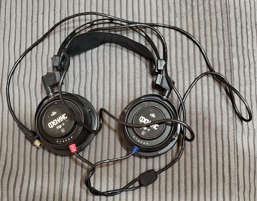 Наушники винтажные ТДС-8 Феникс производства 80х годов ссср