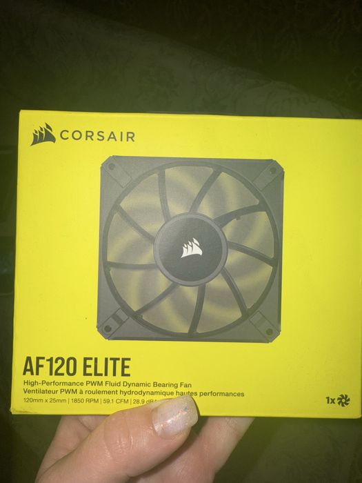 вентилятора Corsair AF120 Elite з гідродинамічним підшипником