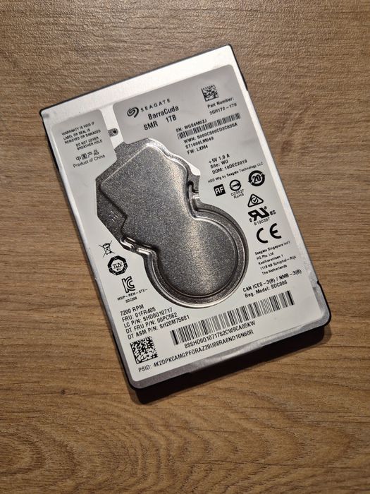 Dysk 2,5" cala 1TB 7200rpm  Seagate Barracuda