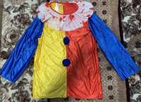 Клоун. Карнавальний костюм клоуна для дорослого. Хэллоуин. Хелловін