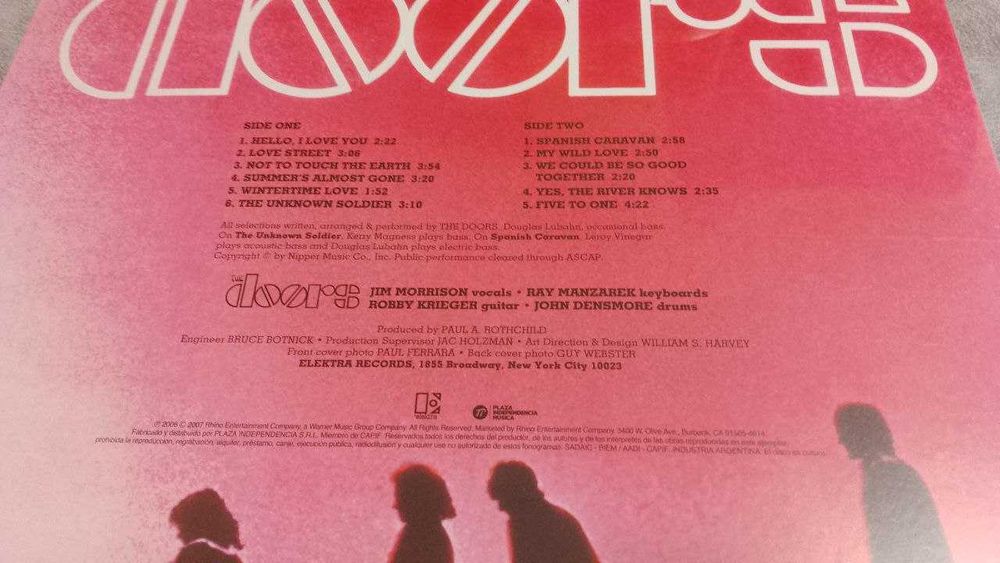 Doors - Waiting For The Sun. новый аргентинский винил