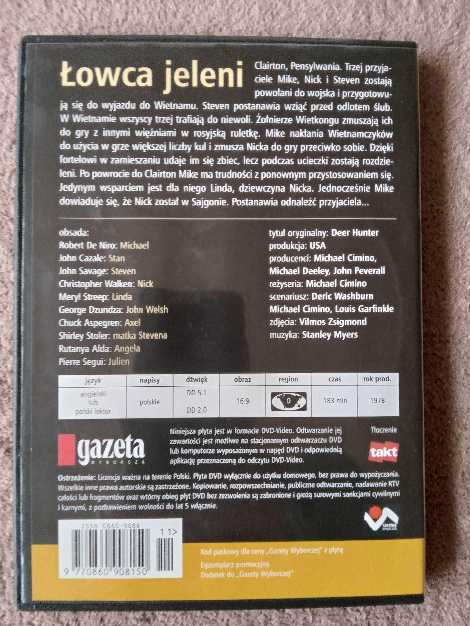 Świetny film "Łowca jeleni" na dvd