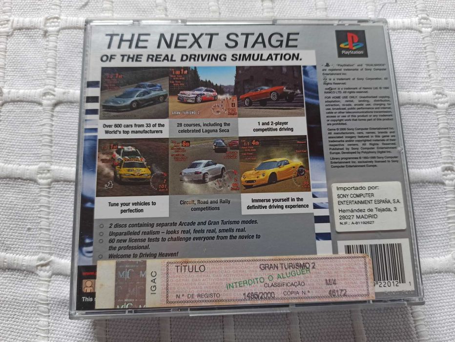 Gran Tursimo 2 para PS1 - Playstation 1