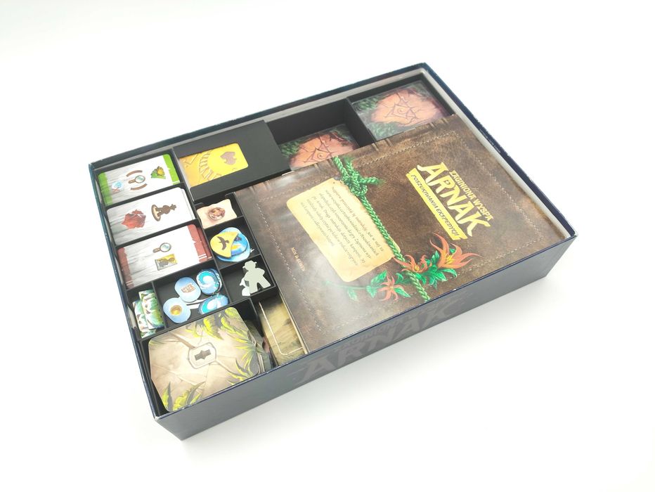 Zaginiona wyspa Arnak + 2 dodatki - Insert/organizer do gry planszowej