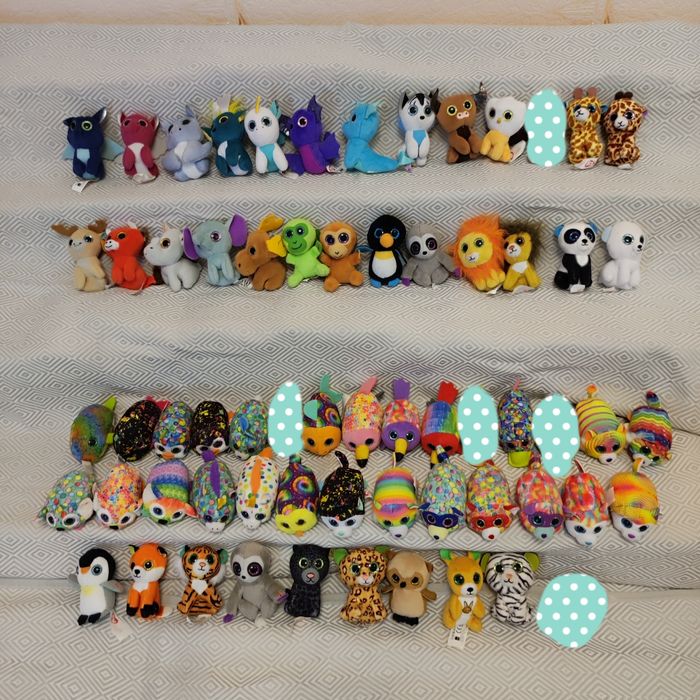 М'які іграшки макдональдс тіні тай звірі цумцум глазастики хеппі міл