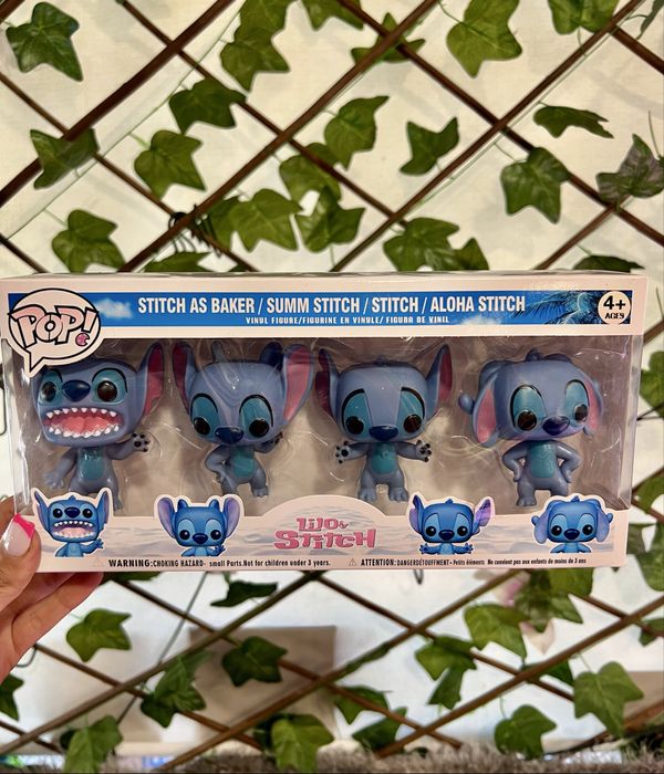 Conjunto de 4 Bonecos Stitch NOVO