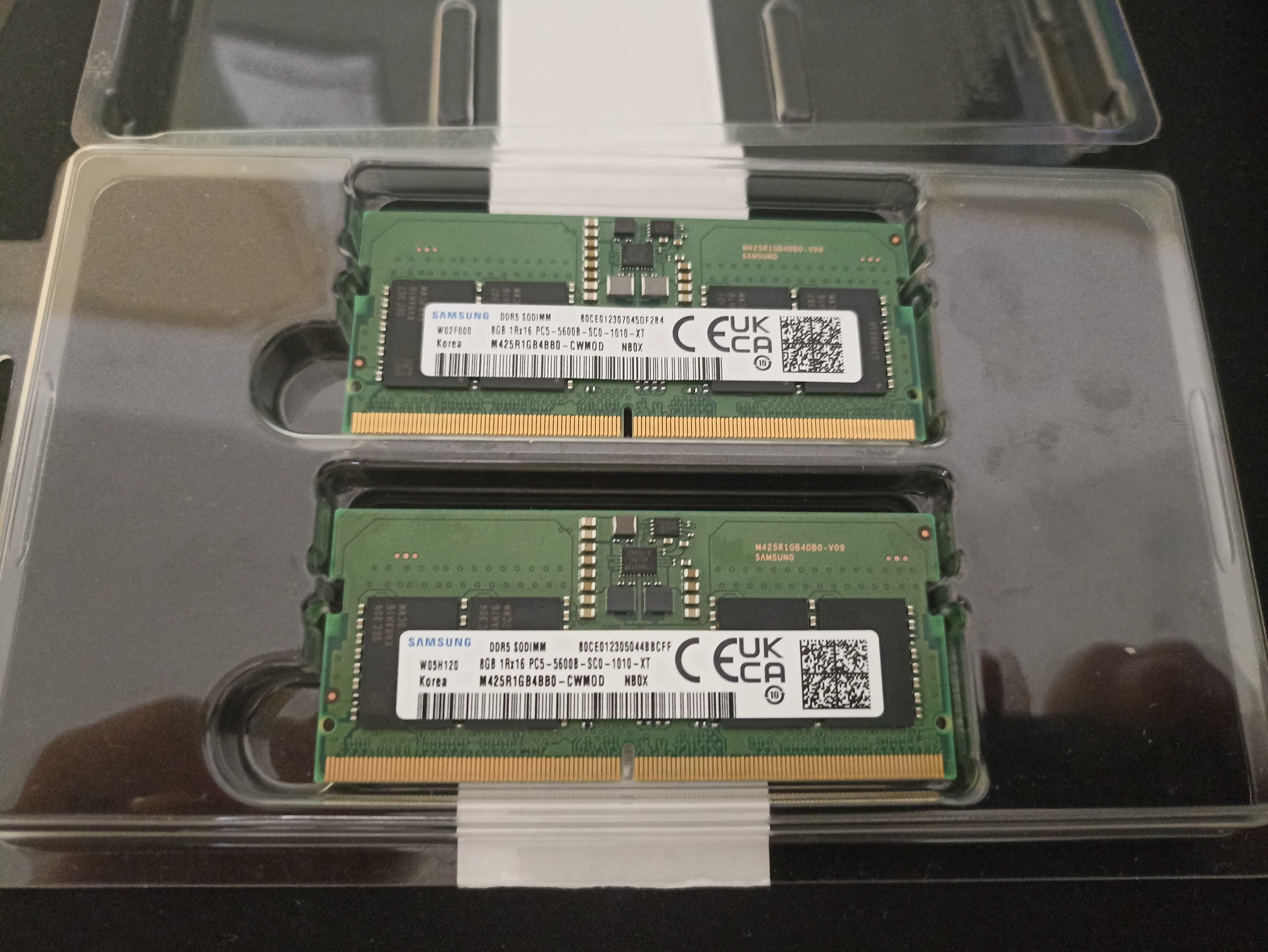 Memória Laptop SODIMM DDR5 5600 Mhz 16Gb (2 x 8Gb)