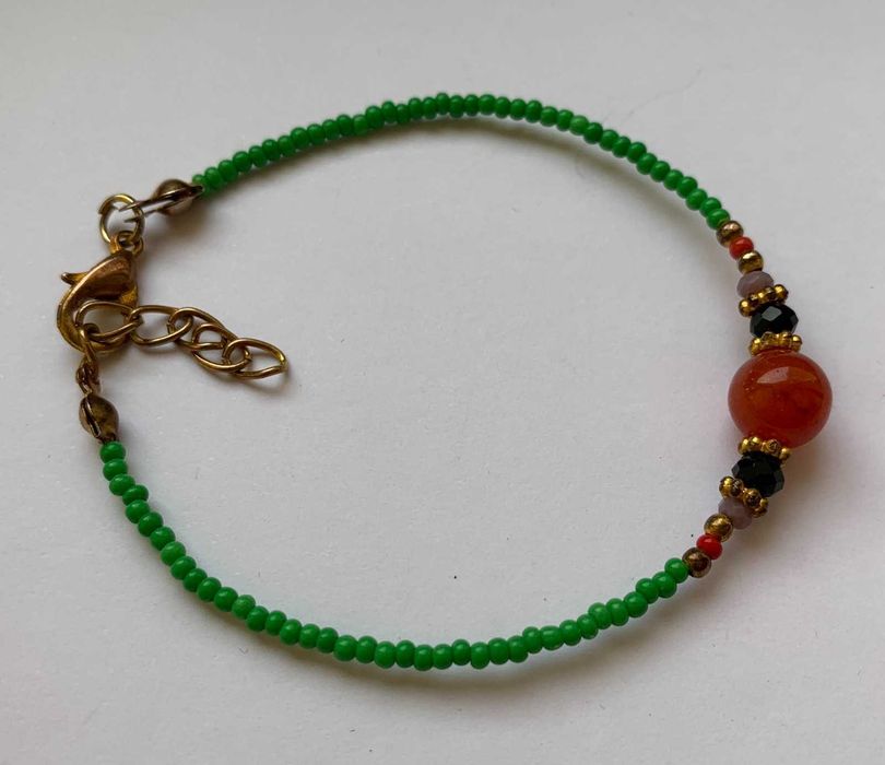 Браслет ручной работы оберег талисман амулет - подарок из Мексики