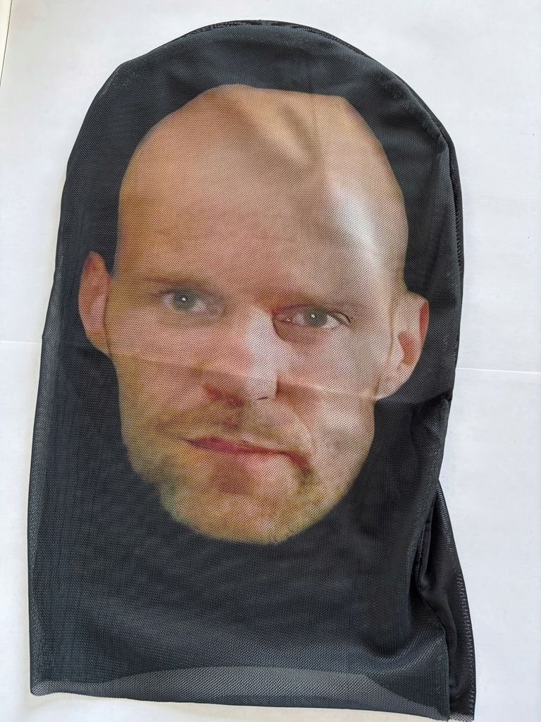 Śmieszna maska Jason Statham prezent