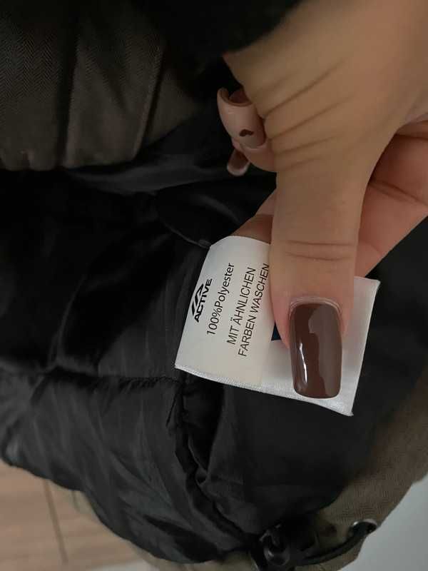 Kurtka męska parka zimowa z kapturem XXL active 2xl z zamkiem ciepła