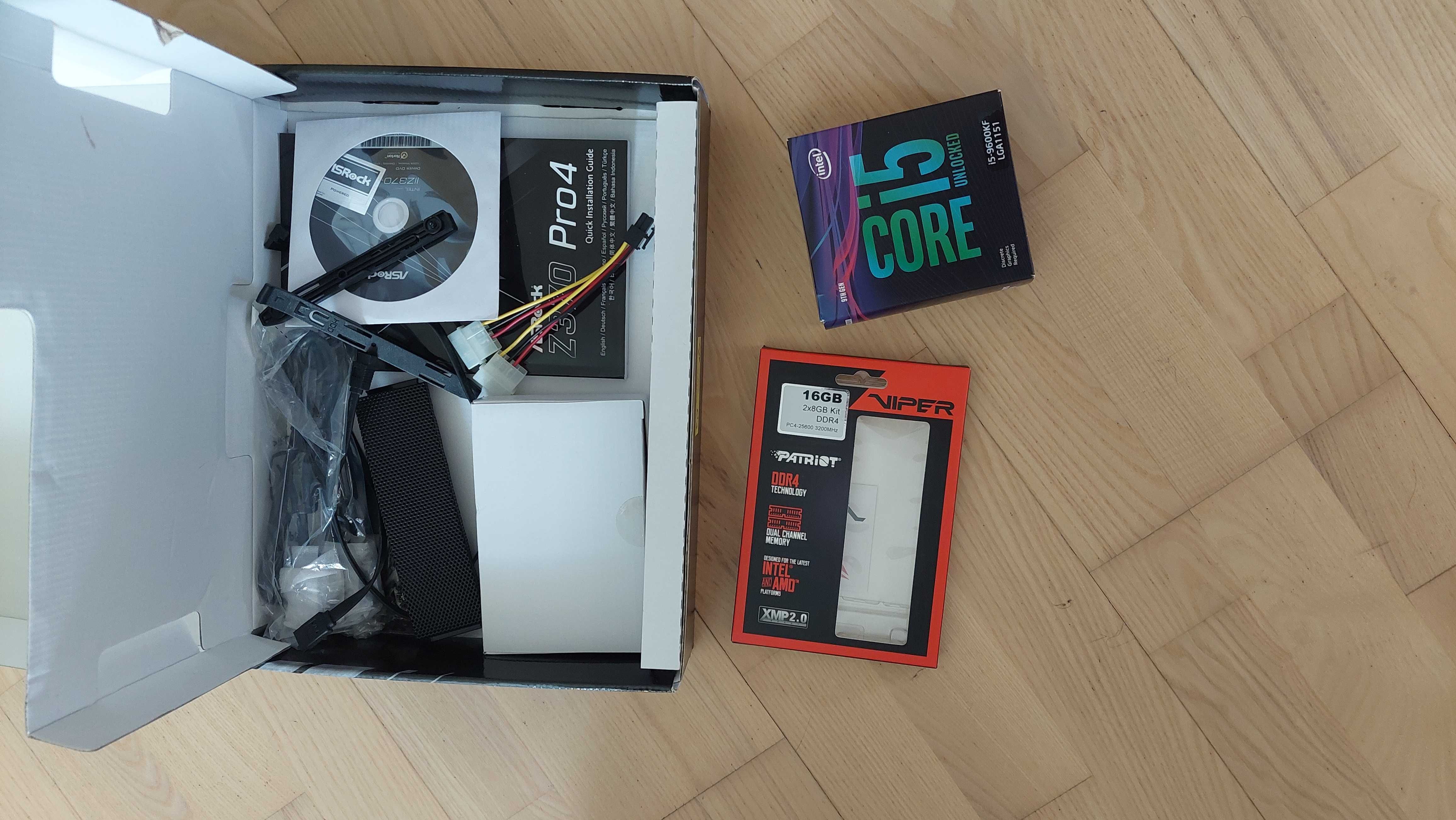 Komputer i5-9600KF 6x4.9ghz AsRock z370 Pro4 16gb ram BeQuiet 630W