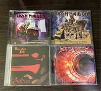 Cd диски Рок,Метал Iron Maiden,Mercyful fate,Megadeth