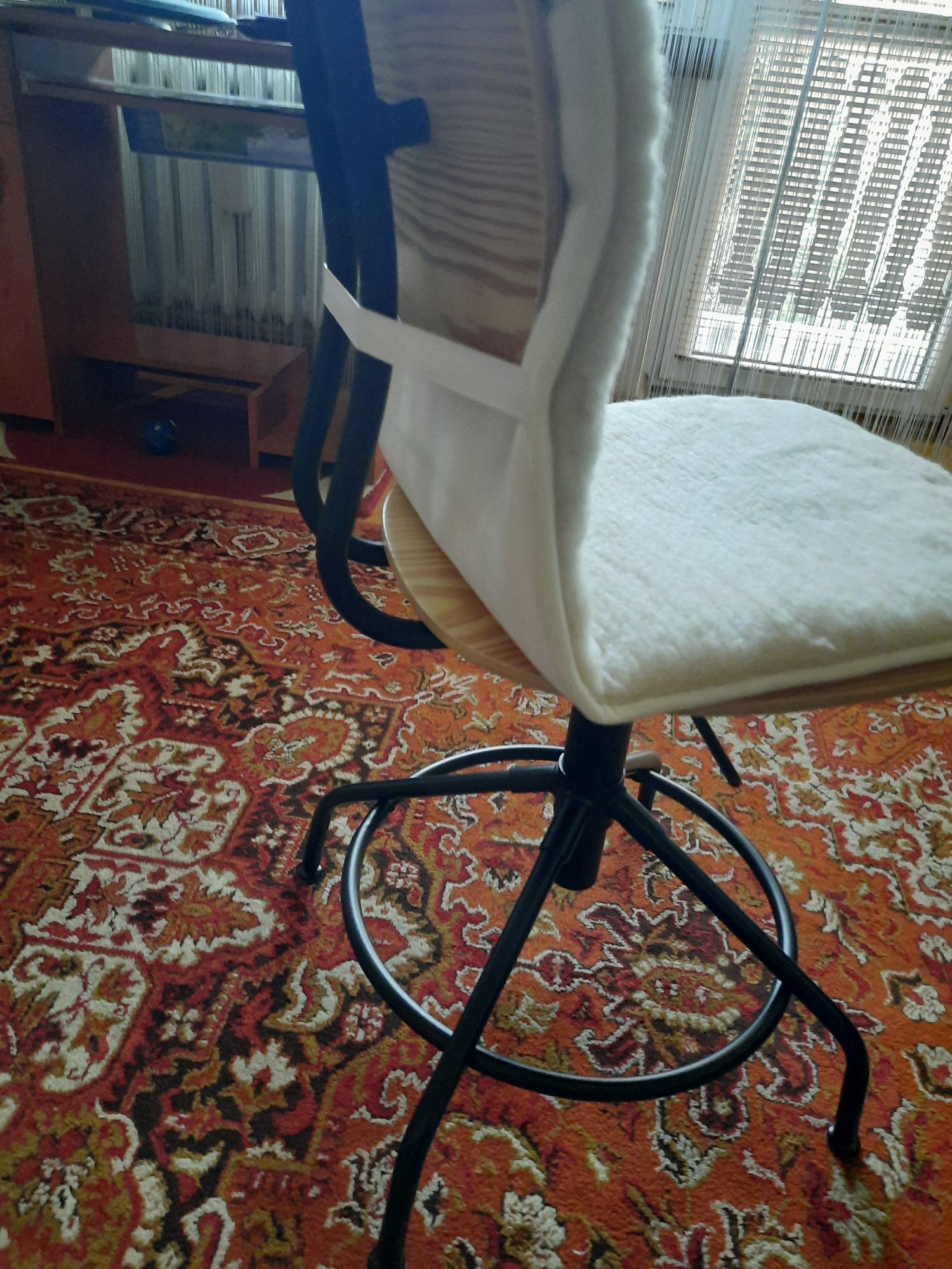 Nakładka na krzesło zdzianiny wełnianej nowa nieużywana