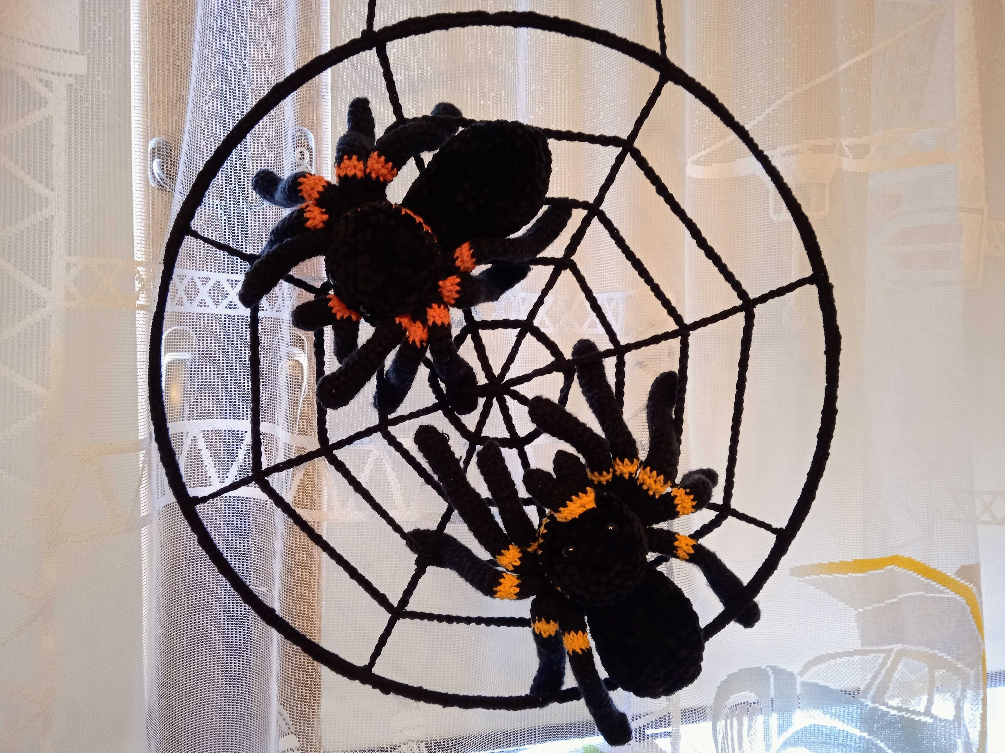 pająk ptasznik- wersja IV , maskotka na szydełku, amigurumi, hand made