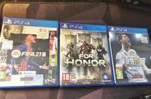 Gry PS4: For Honor + FIFA 21 + FIFA 18 – komplet tanio!