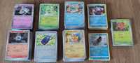 Pokemon TCG 500 kart reverse holo i holo - Paldean Fates i starsze