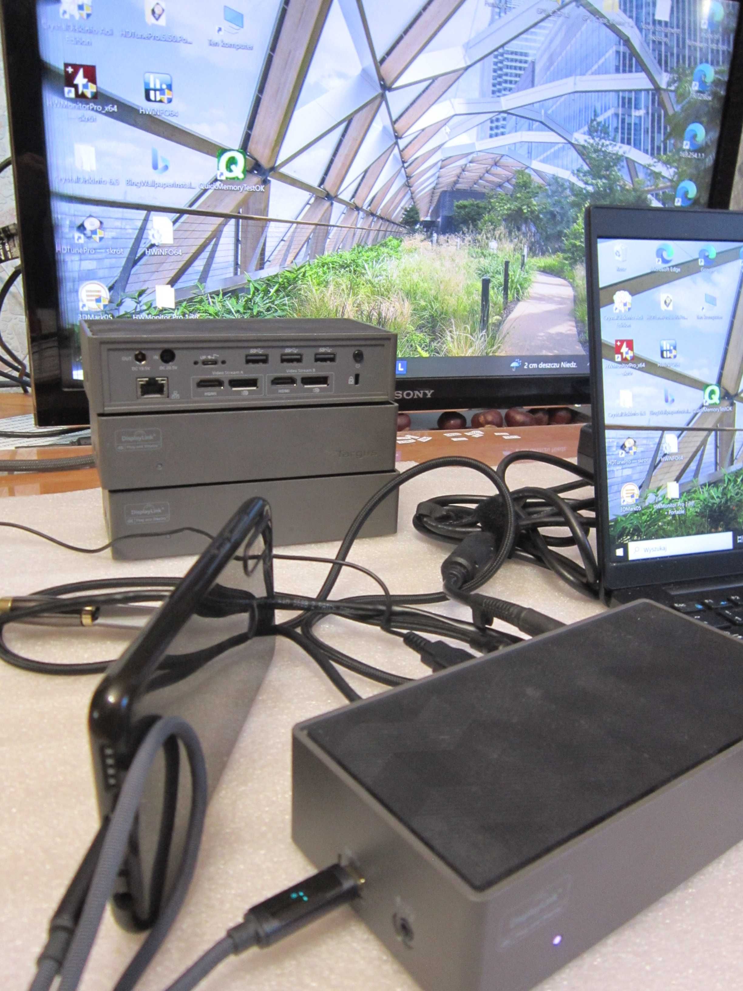 Targus Stacja dokująca DOCK190 USB-C Universal Dual Video 4K 100W