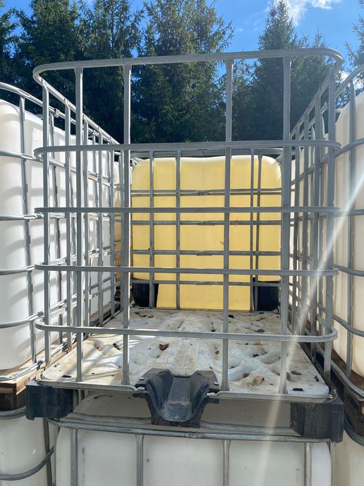 Zbiornik Mauzer  skrzynie   kosz na drewno  skrzyniopaleta