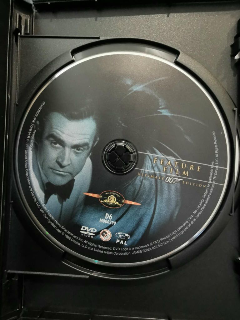 James Bond 007 - Diamenty są wieczne - DVD stan idealny