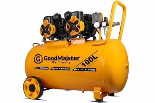 Kompresor bezolejowy 4-tłokowy - 100L - 3000W - GMM-AC100oF2