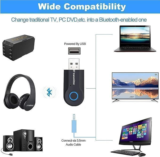 Nadajnik Bluetooth, Nadajnik Stereo Usb, Nadajnik Bluetooth 5.0