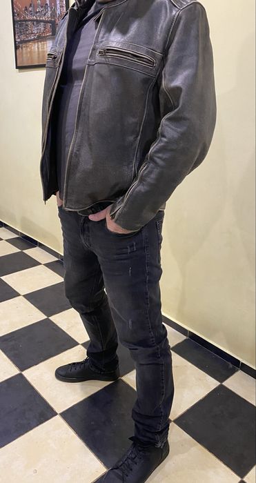 Кожаная куртка River Road