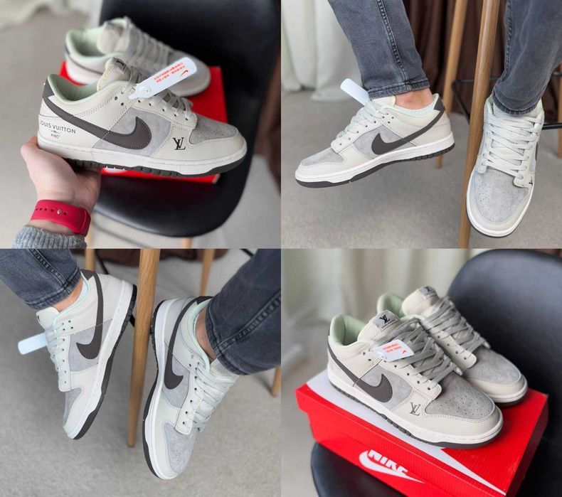 Мужские кроссовки Nike SB Dunk Low Grey Black 41-45 Новинка Весны! Топ