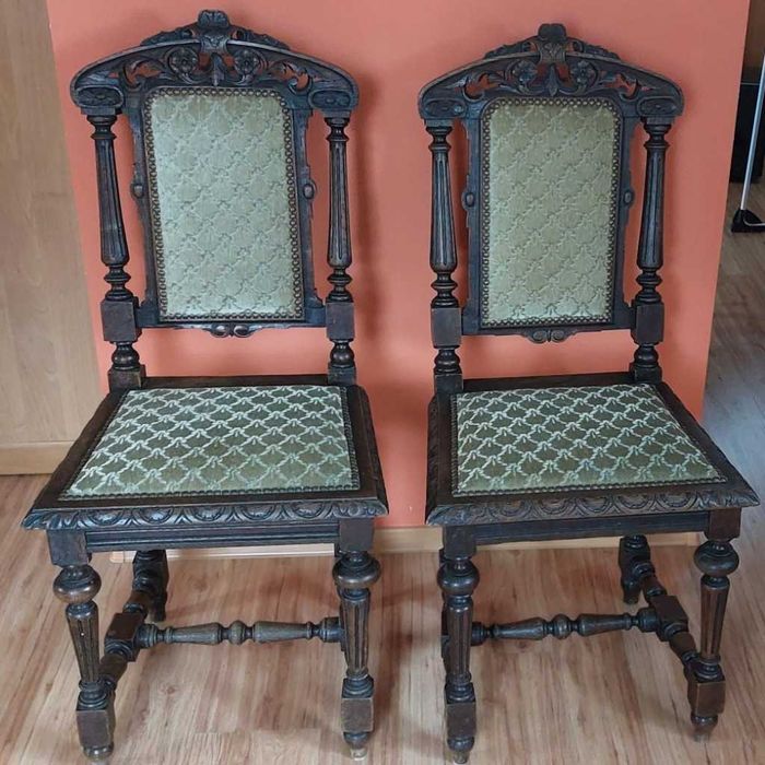 komplet 2 stare krzesła