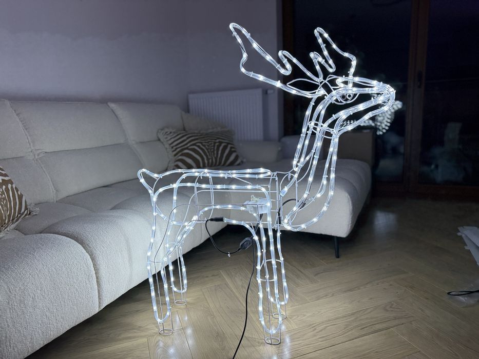 Renifer Led XXL 120cm z ruchomą glową