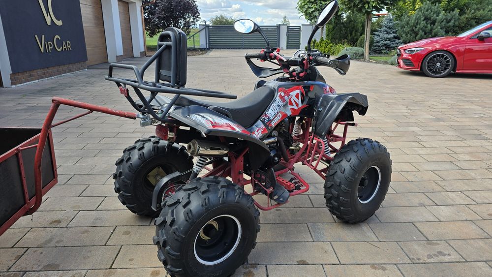Quad 125 z przyczepką