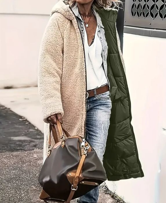 Куртка плащ зимова двостороння