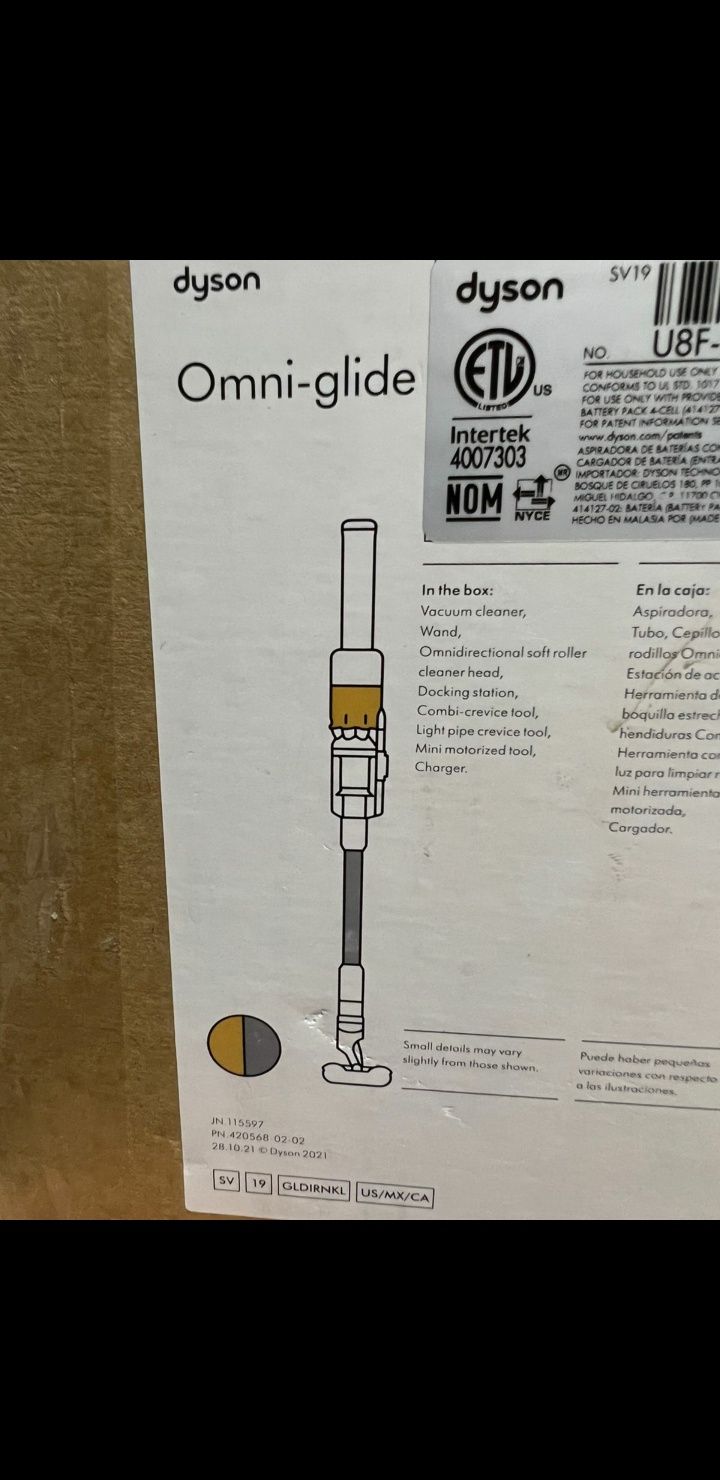 Пылесос dyson omni glide НОВЫЙ