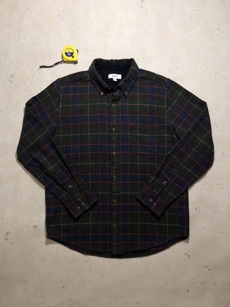 Сорочка NEXT Flannel Overshirt casual cargo outdoor vintage