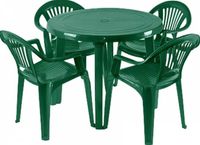 Комплект набір пластикових меблів, комплект садовой мебели, стіл, стул