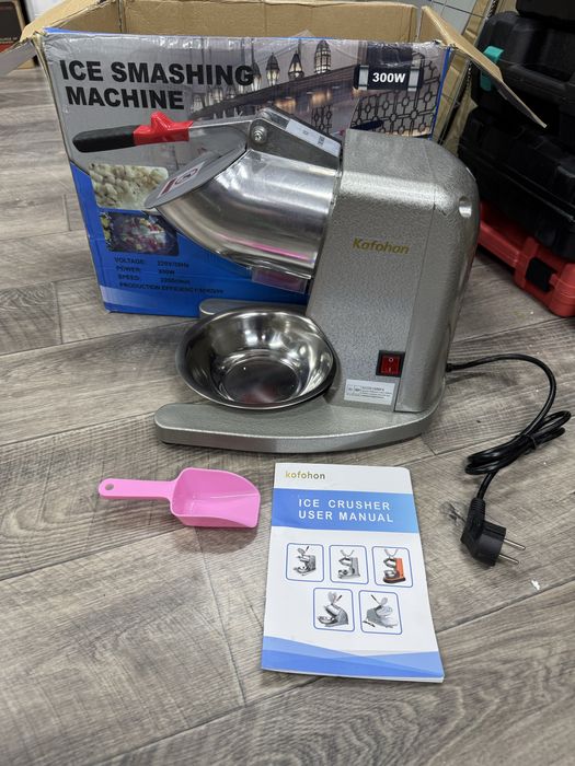 Льодоподрібнювач подрібнювач льоду Kofohon 300W 80 кг/год