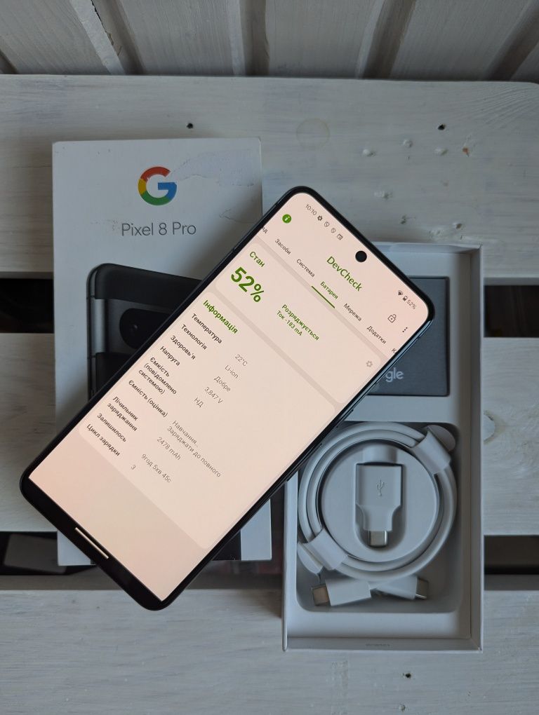 Google Pixel 8 Pro 12/128 Gb Obsidian Новий