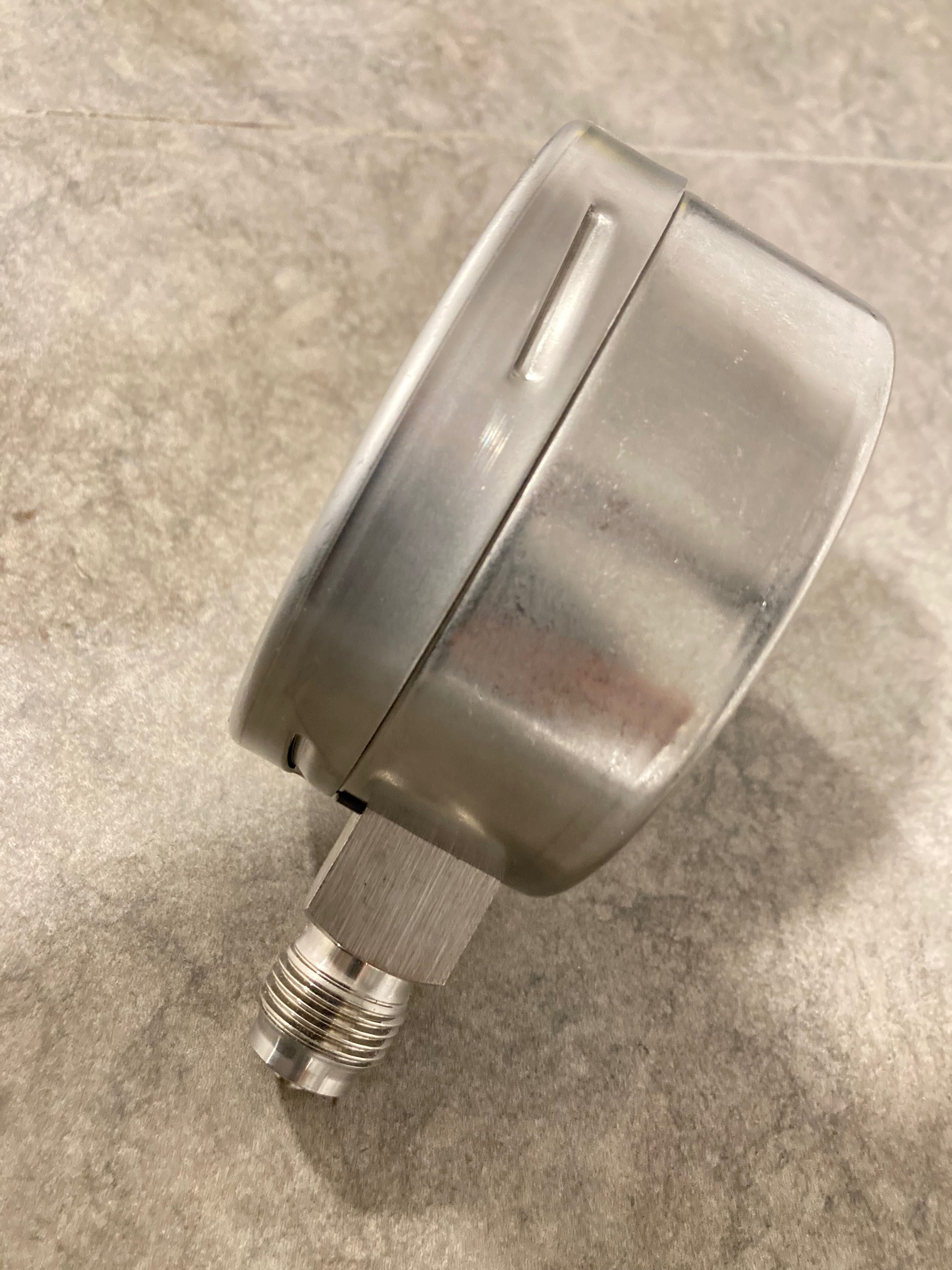 Manómetro industrial VDO alemão aço inox 10 bar