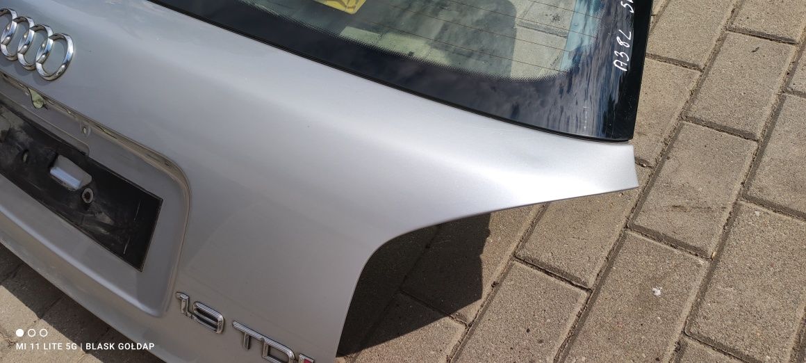Klapa Bagażnika Tył LY7W z Audi A3 8L 1.9 5 Drzwi 99 Blask Gołdap