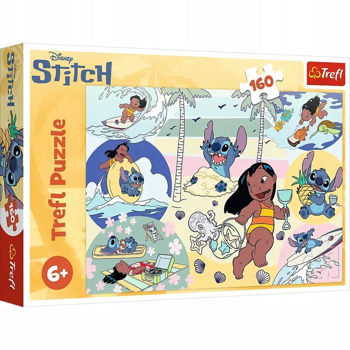 PUZZLE 160 Stitch rządzi /Disney Lilo_Stitch 15431. Trefl