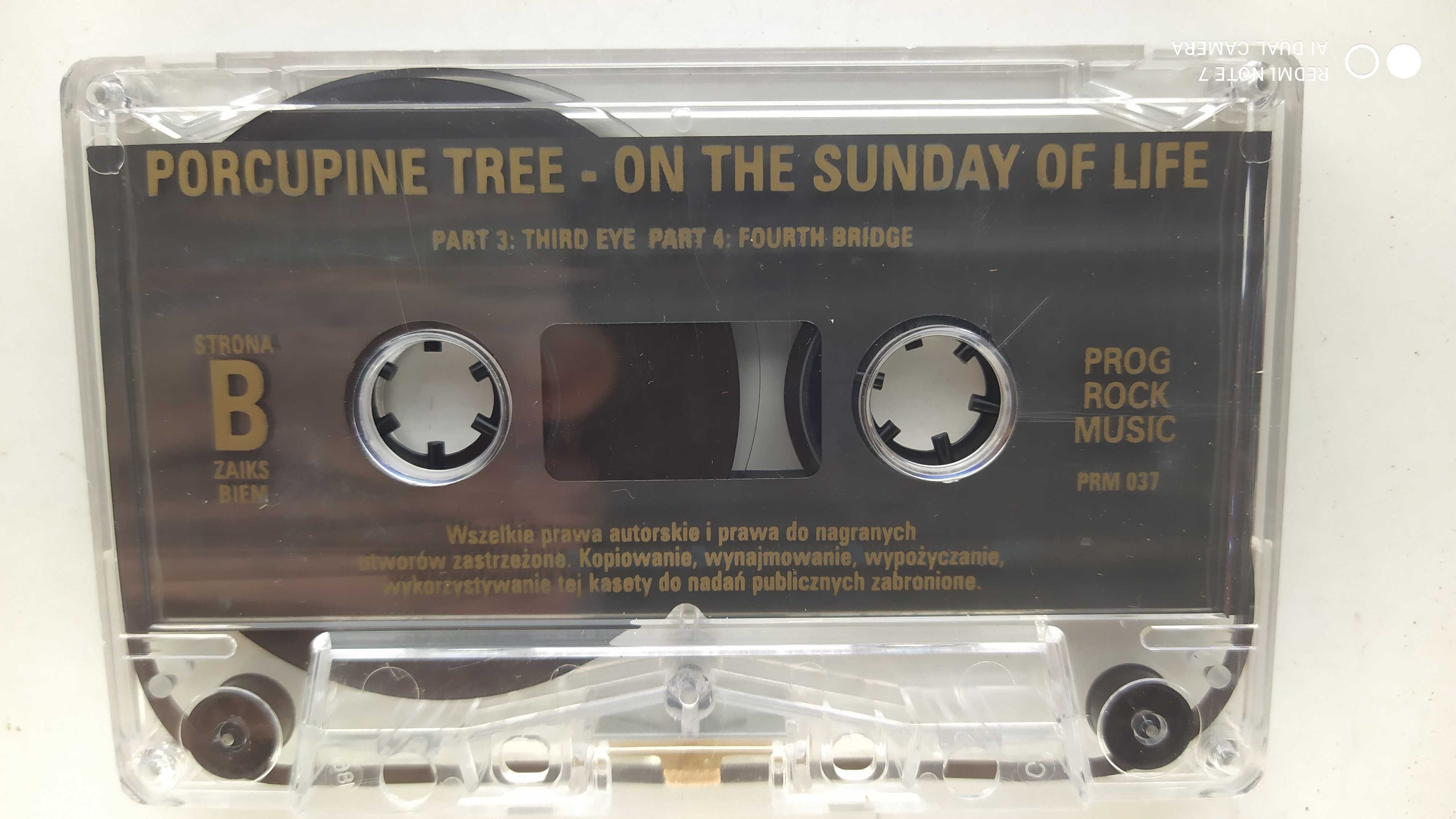 Porcupine Tree On The Sunday Of Life kaseta 	Prog Rock Music PRM 037