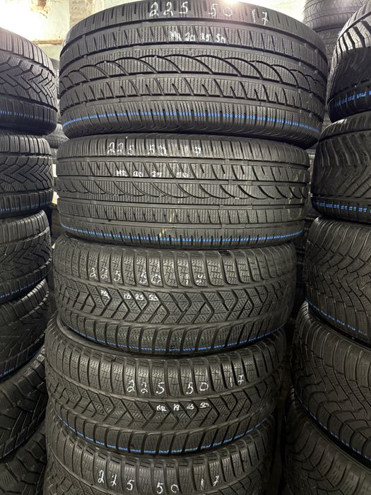 Продам шини 225 50 17 зима шиномонтаж правка диска