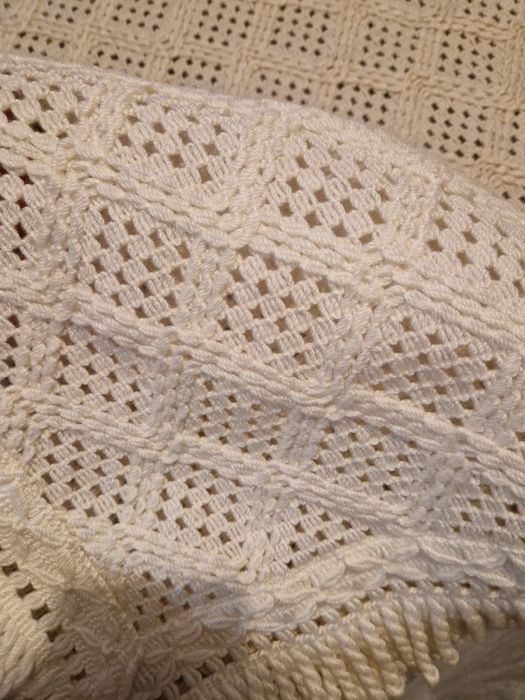 Colcha croche feito a mao