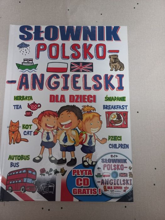 Słownik Polsko-Angielski dka Dzieci+ Płyta CD