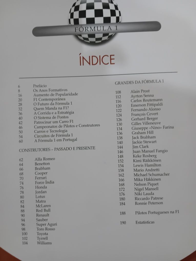 Formula 1 " Capa com sinais de desgaste "